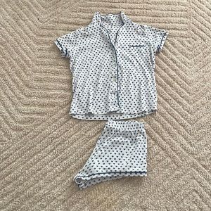 blue heart roller rabbit - short sleeve